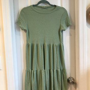 See You Monday green babydoll dress - size L